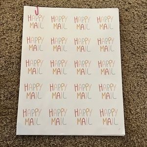 Happy mail stickers